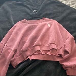Playboy cropped sweatshirt
